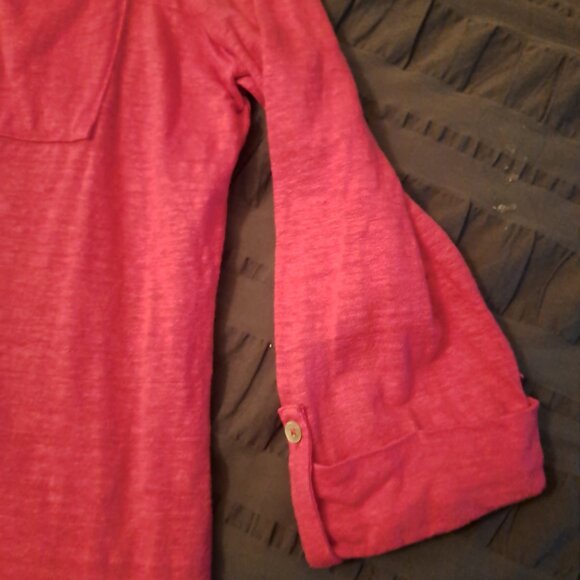 Hot pink button front cardigan - Picture 5 of 6